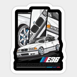 BMW E36 Sticker